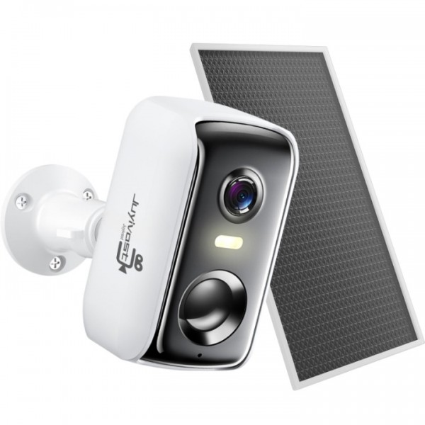Juyivast Solar Security Cameras Wireless Outdoor, 2K WiFi Cameras for Home Security, Battery Powered AI Motion Detection Surveillance Home Security Cameras, Color Vision Night, 2-Way Talk